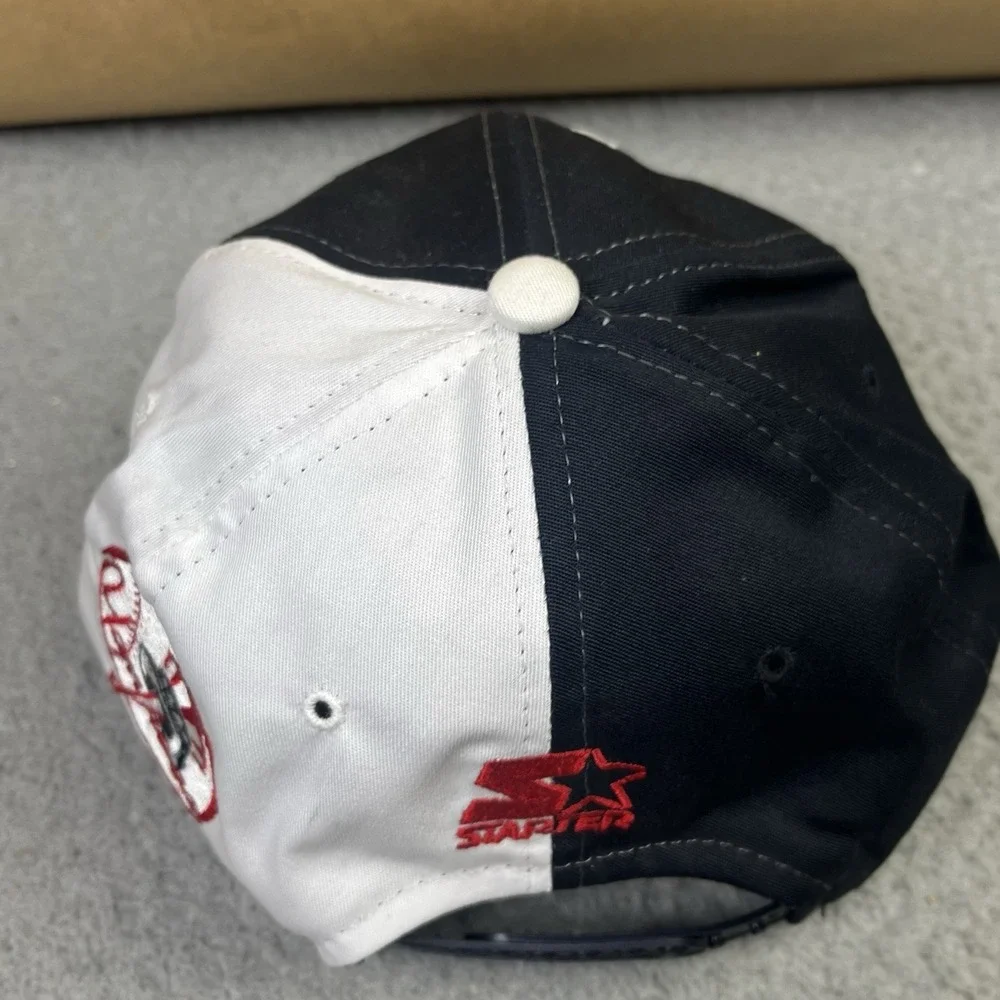 Vintage New York Yankees Hat Cap‎ Blue White Starter Snapback